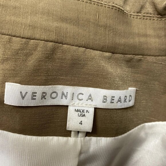 Veronica Beard Women’s Izara Dickey Blazer Jacket – Gold – Size 4 - Picture 2 of 14